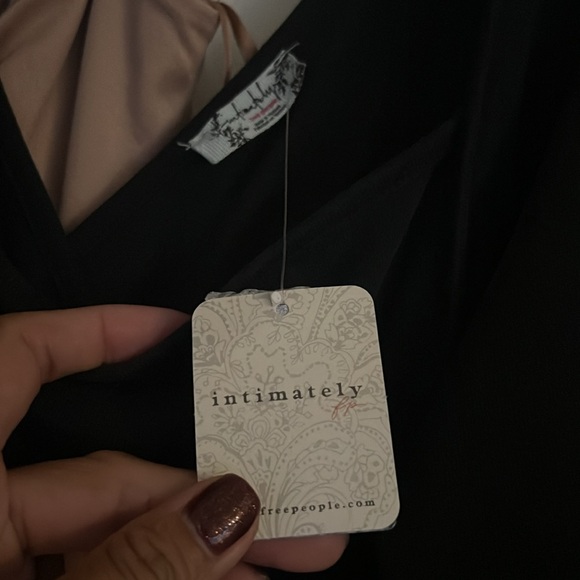 FREE PEOPLE Lotta Love black romper jumpsuit|XS - Picture 7 of 8